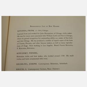 Fachbuch über Geigenbögen