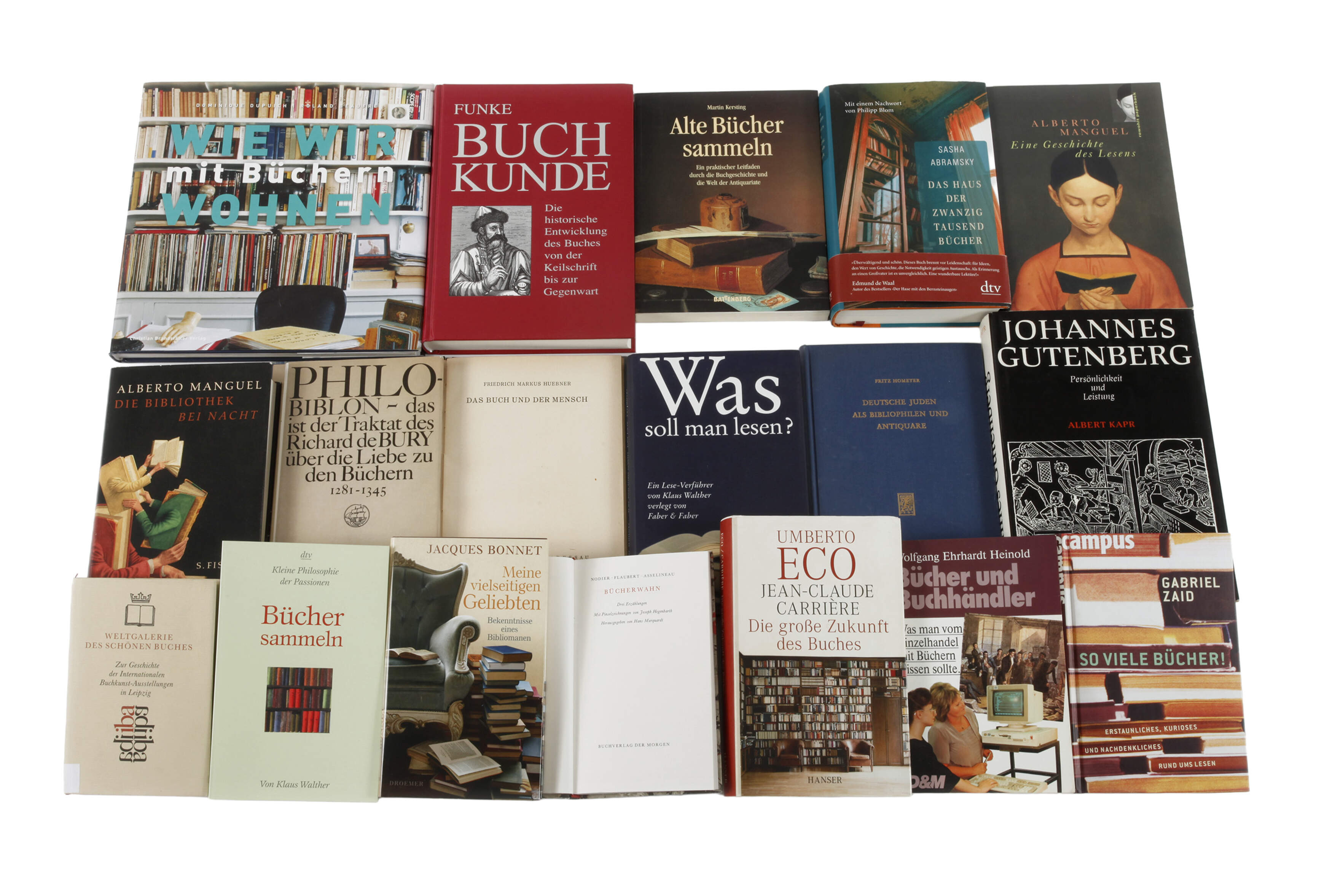 Konvolut Buchwesen und Sammlerlektüre