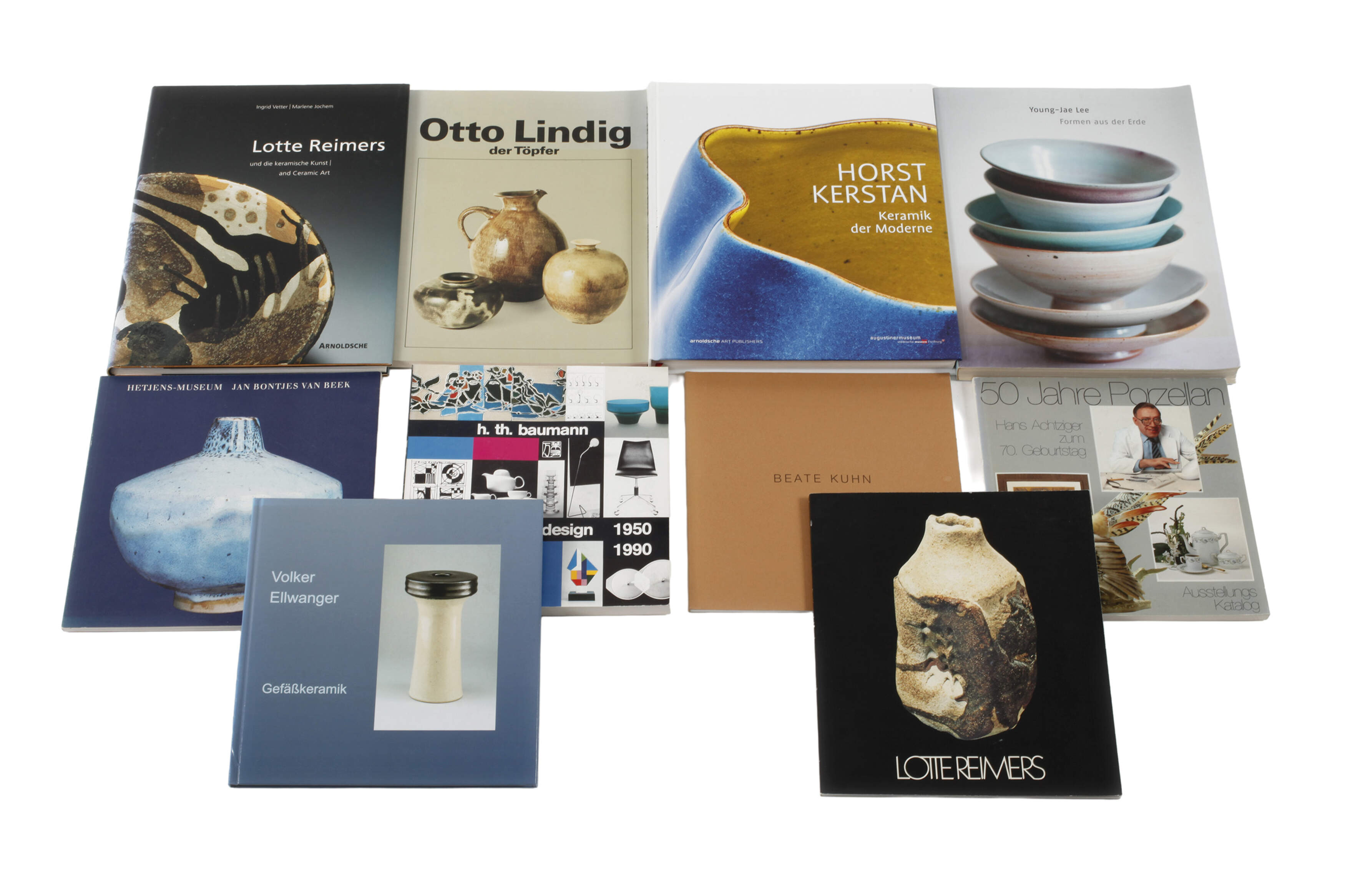 Konvolut Fachliteratur Keramikkünstler des 20. Jh.