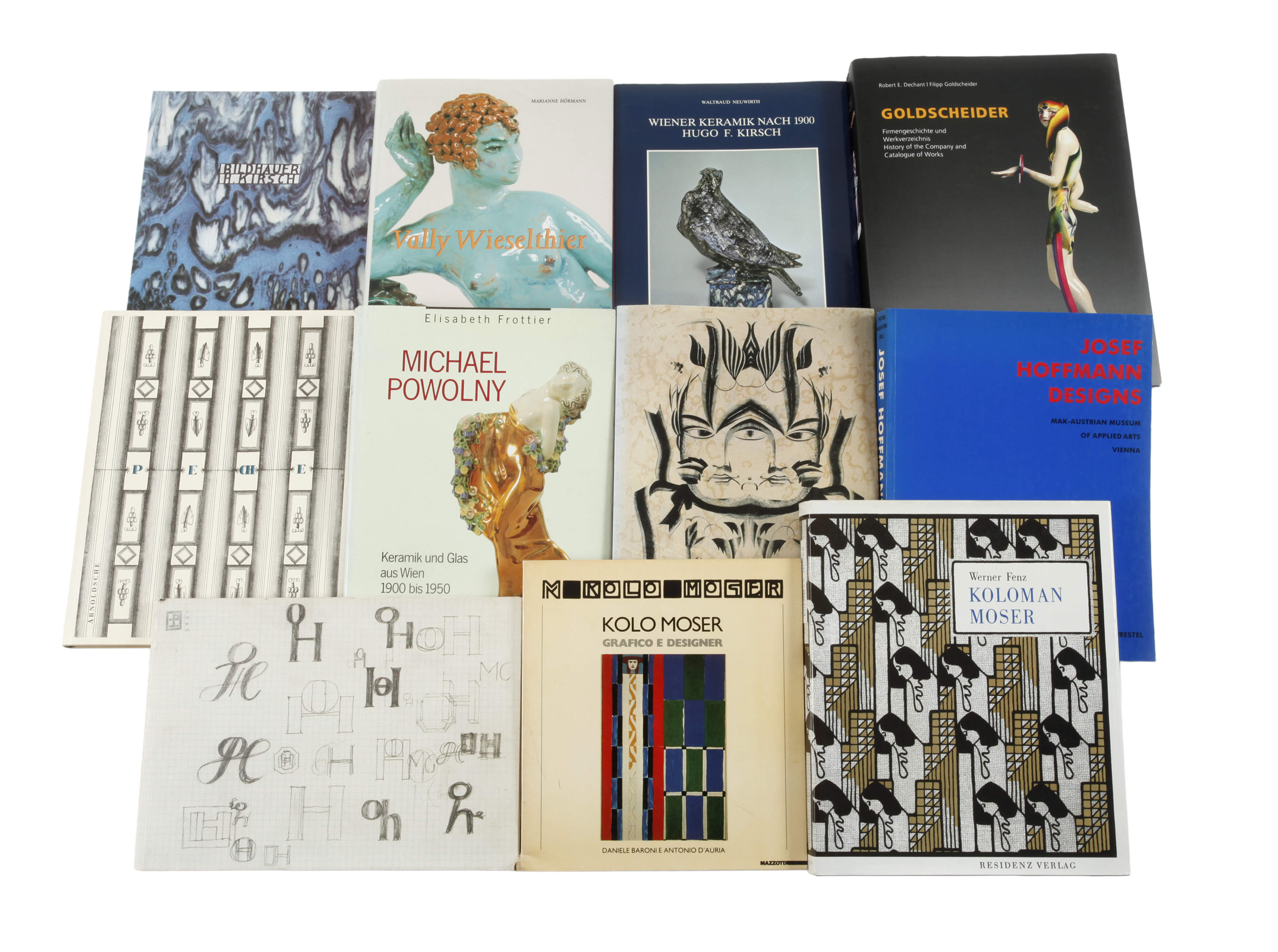 Konvolut Fachliteratur Wien/Künstler/Goldscheider