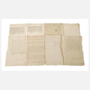 Konvolut historische russische Dokumente