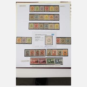 Markensammlung Besatzungen 1. und 2. Weltkrieg