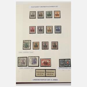 Markensammlung Besatzungen 1. und 2. Weltkrieg