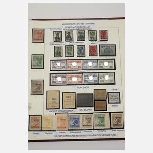 Markensammlung Besatzungen 1. und 2. Weltkrieg