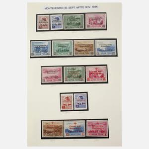 Markensammlung Besatzungen 1. und 2. Weltkrieg