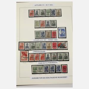 Markensammlung Besatzungen 1. und 2. Weltkrieg