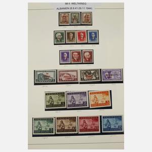 Markensammlung Besatzungen 1. und 2. Weltkrieg