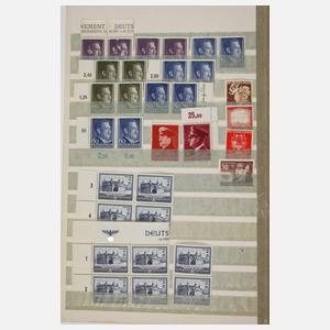 Konvolut Briefmarken Deutsches Reich