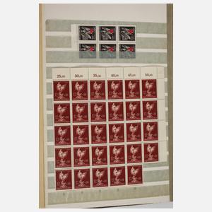 Konvolut Briefmarken Deutsches Reich