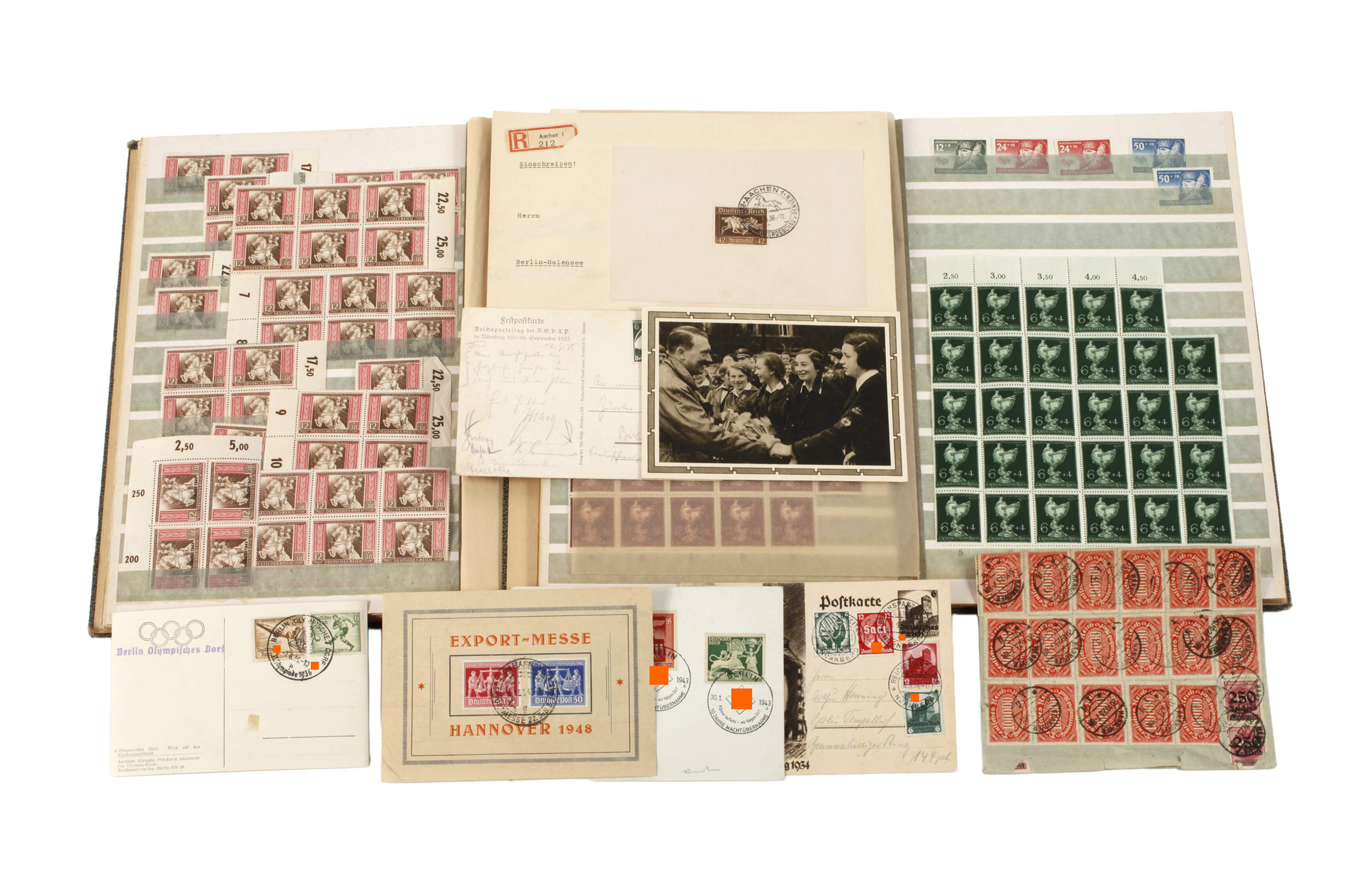 Konvolut Briefmarken Deutsches Reich