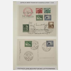 Belege Sammlung Zeppelinpost