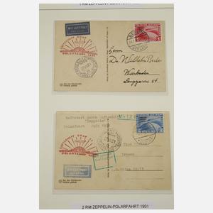 Belege Sammlung Zeppelinpost