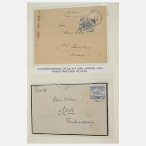 Briefmarkensammlung Feld- und Inselpost 3. Reich
