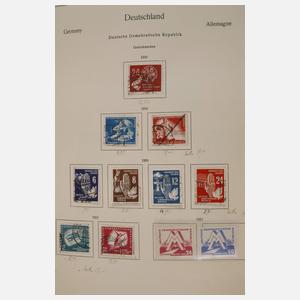 Briefmarkensammlung DDR und BRD