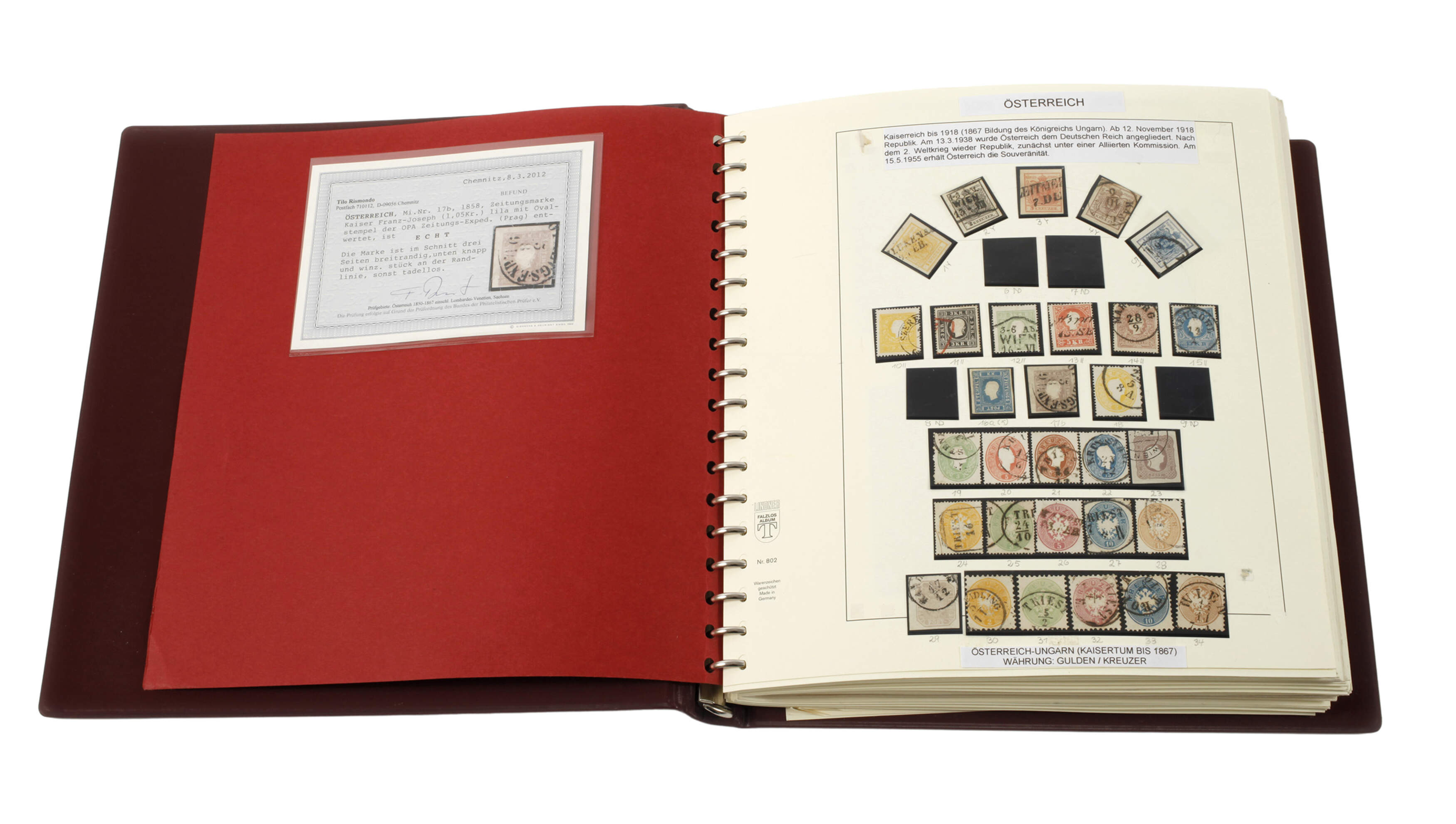 Briefmarkensammlung Österreich