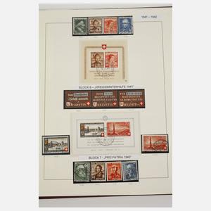 Markensammlung Schweiz, Vatikan und Liechtenstein