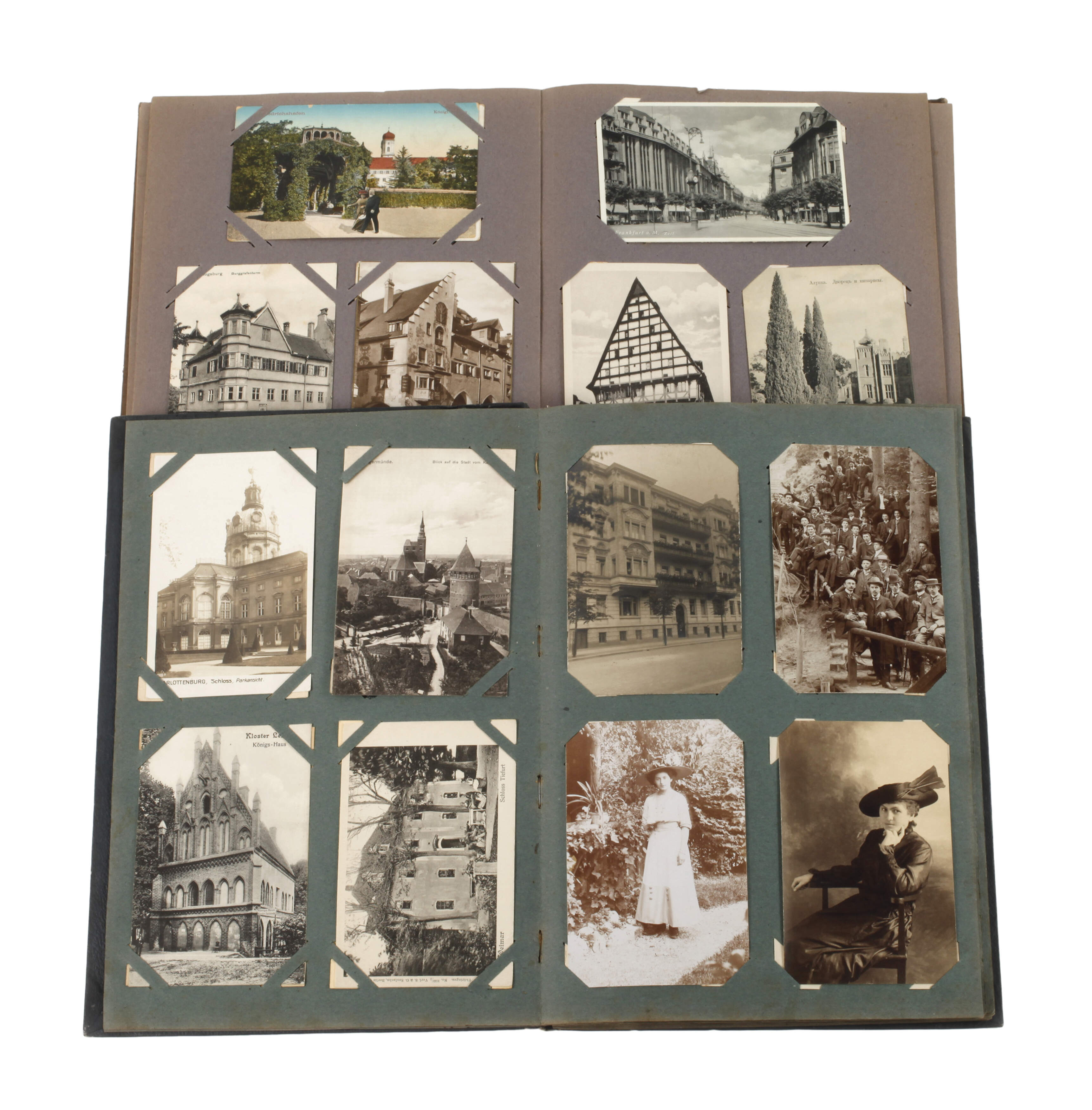 Zwei Ansichtskartenalben Deutschland