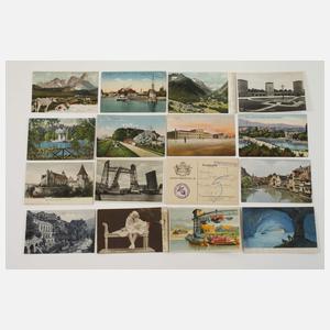 Große Sammlung Post- und Ansichtskarten
