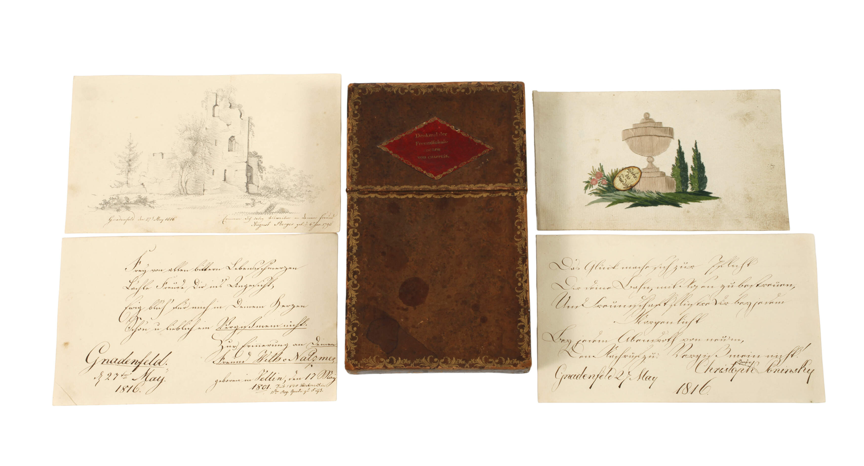 Stammbuch-Kassette Schlesien