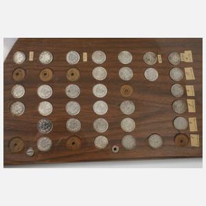 Konvolut Silbermünzen Kaiserreich und 3. Reich