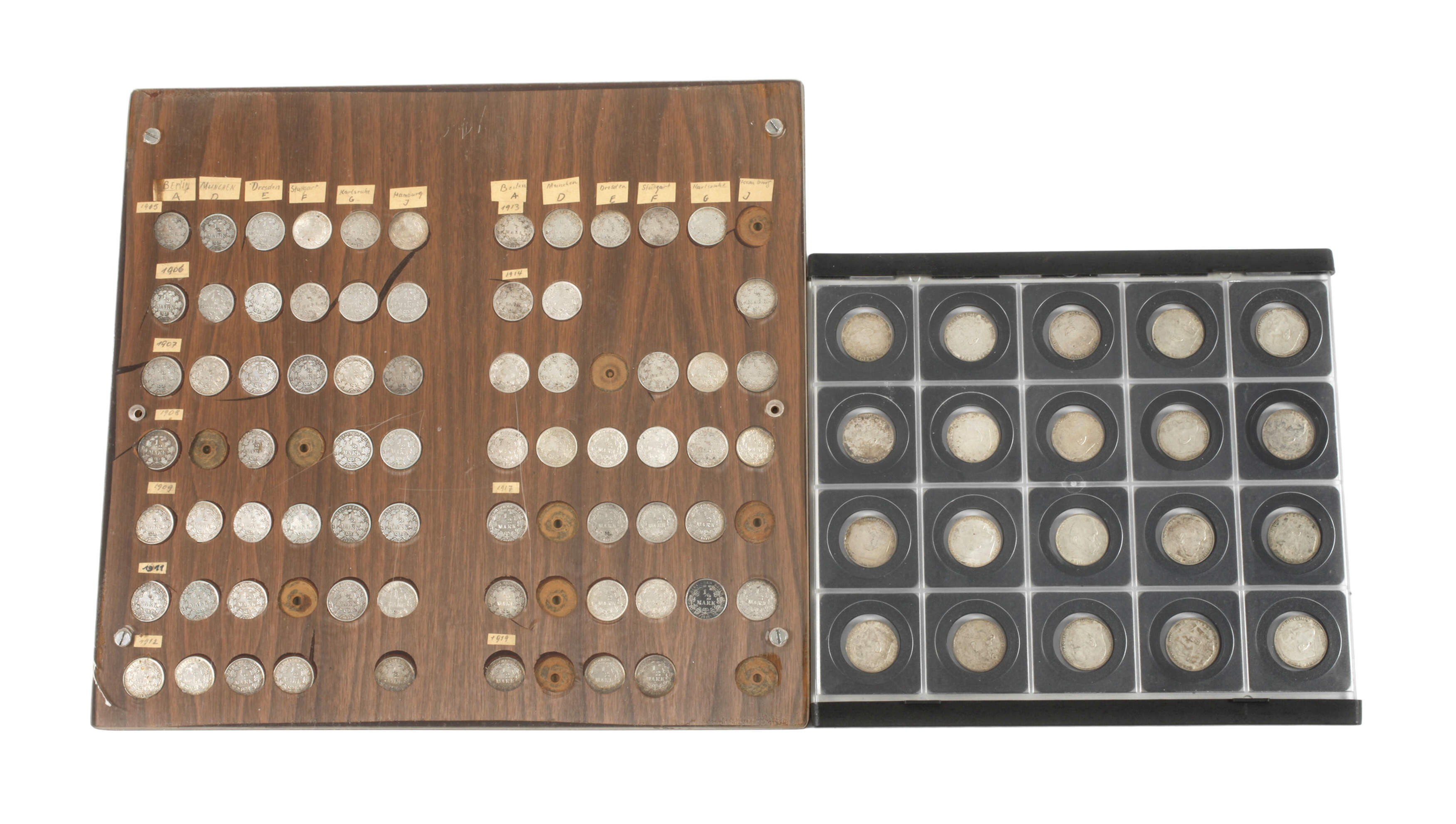 Konvolut Silbermünzen Kaiserreich und 3. Reich