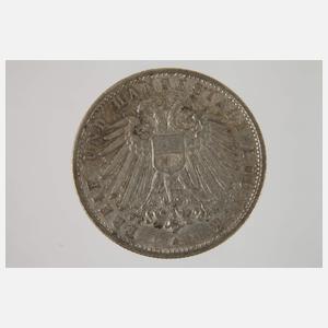 Zwei Silbermünzen Kaiserreich