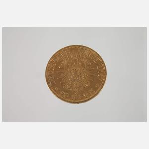 20 Mark Gold Hamburg