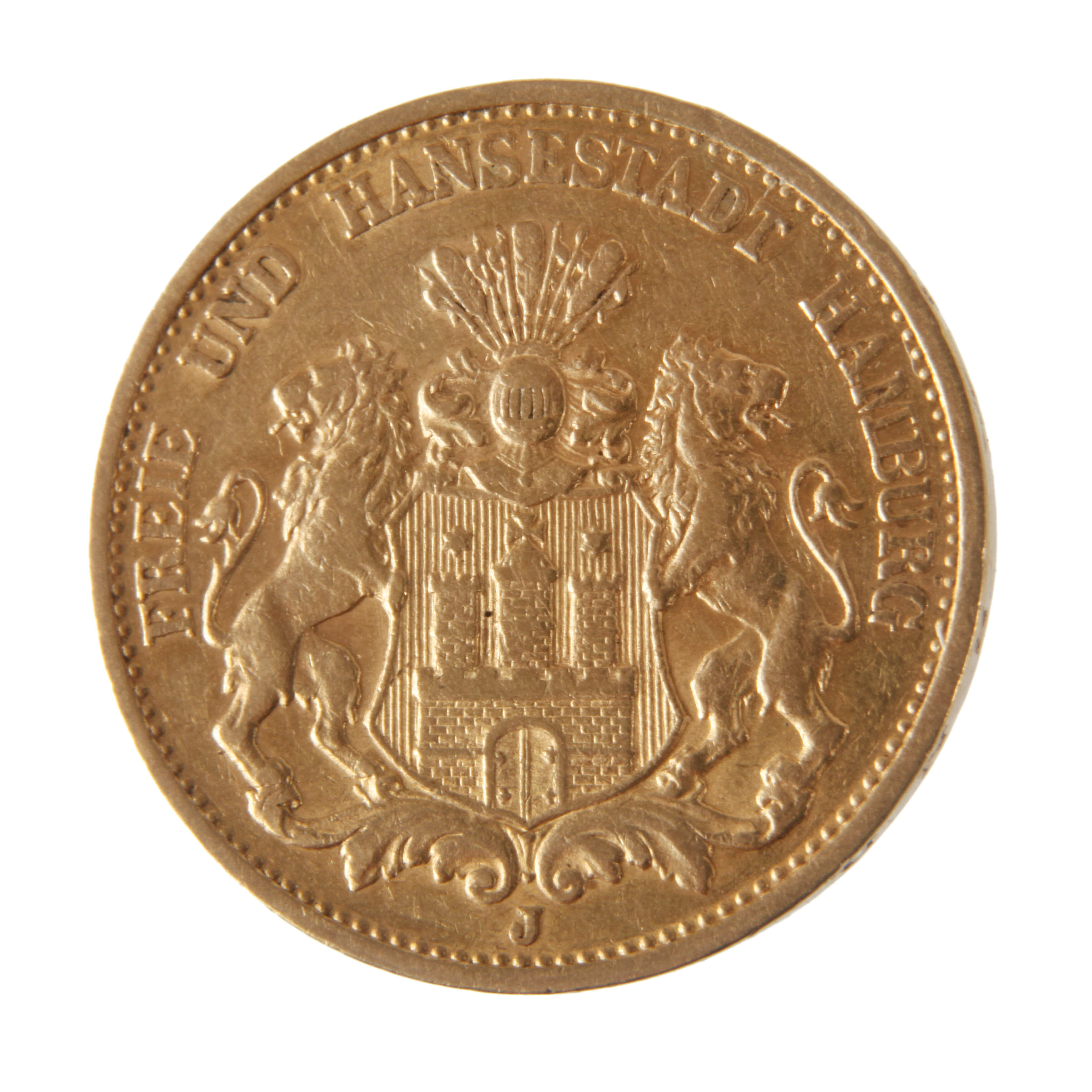 20 Mark Gold Hamburg
