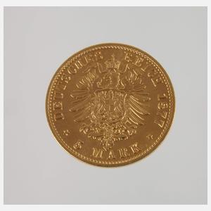 5 Mark Gold Sachsen