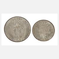 Zwei Silbermünzen Weimar111