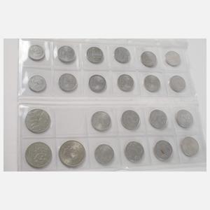 Konvolut Münzen DDR