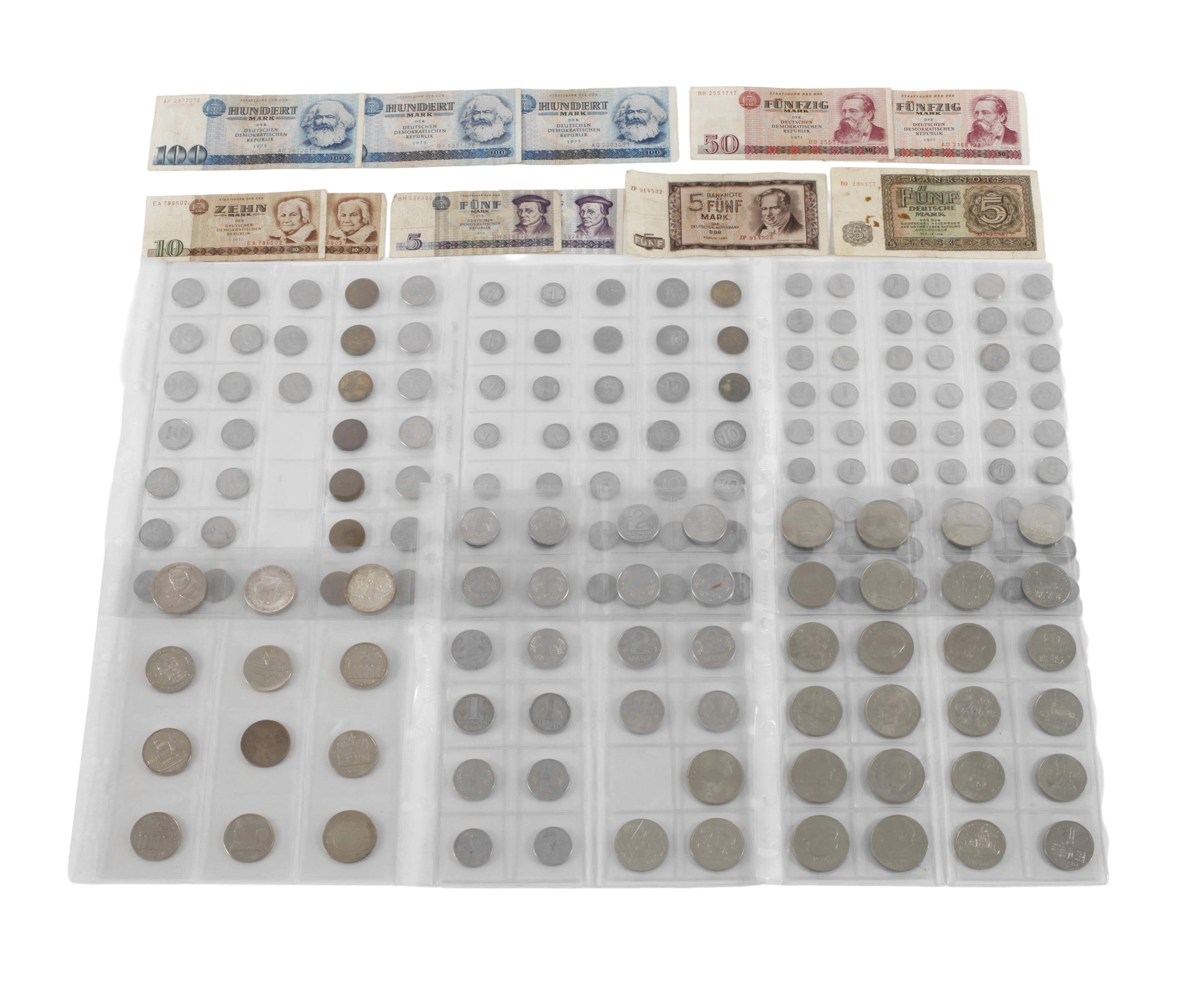 Konvolut Münzen DDR