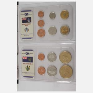 Großes Konvolut Münzalben und Geldscheine Welt