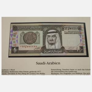 Großes Konvolut Münzalben und Geldscheine Welt