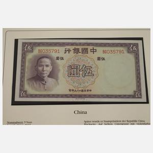 Großes Konvolut Münzalben und Geldscheine Welt