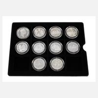 Konvolut Silbermünzen111