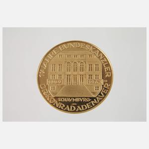 Goldmedaille Adenauer