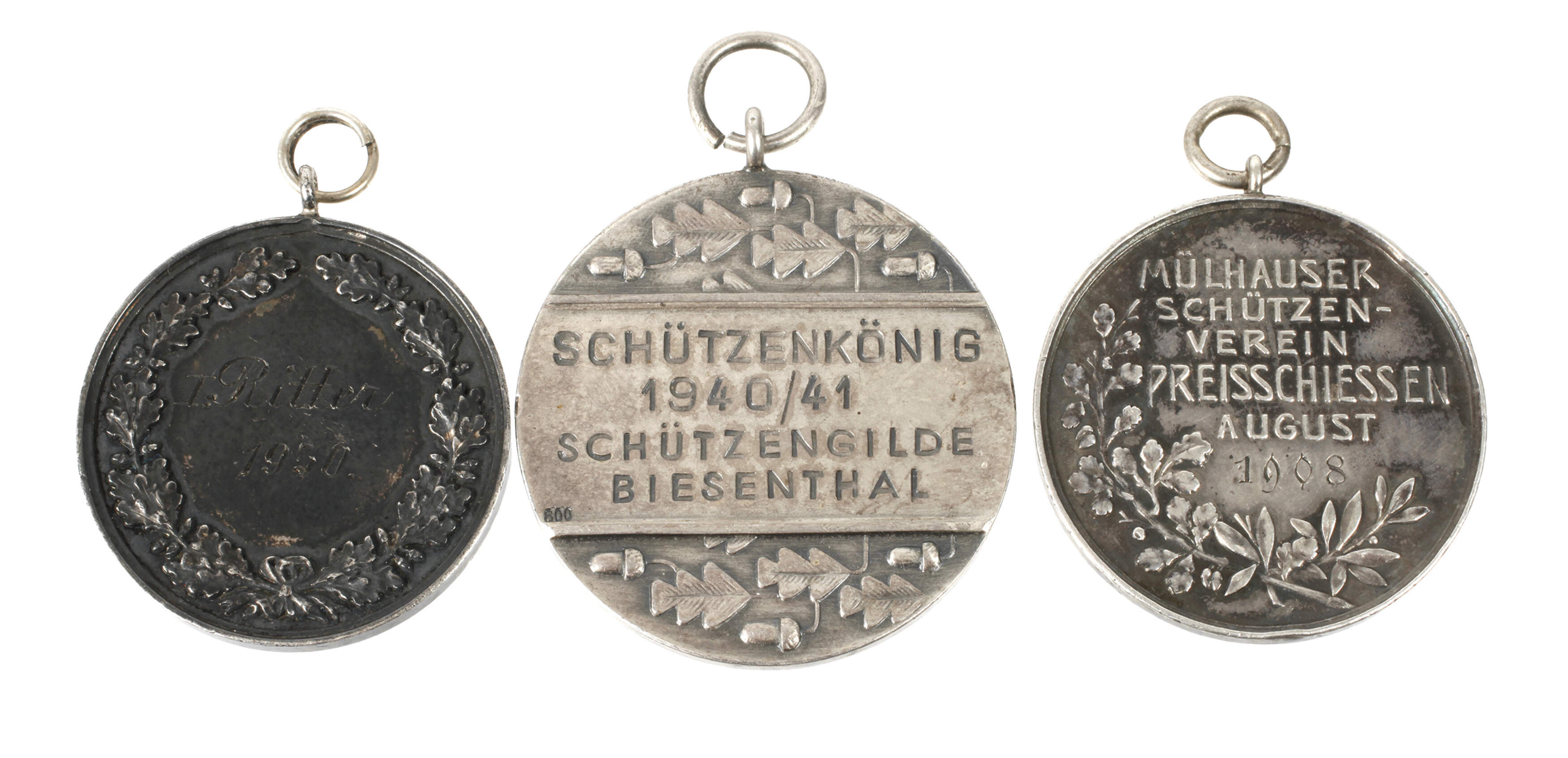 Drei Schützenmedaillen