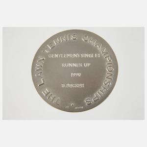 Silbermedaille Boris Becker Wimbledon 1990
