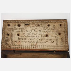Münzwaage Johann Peter Aeckersberg