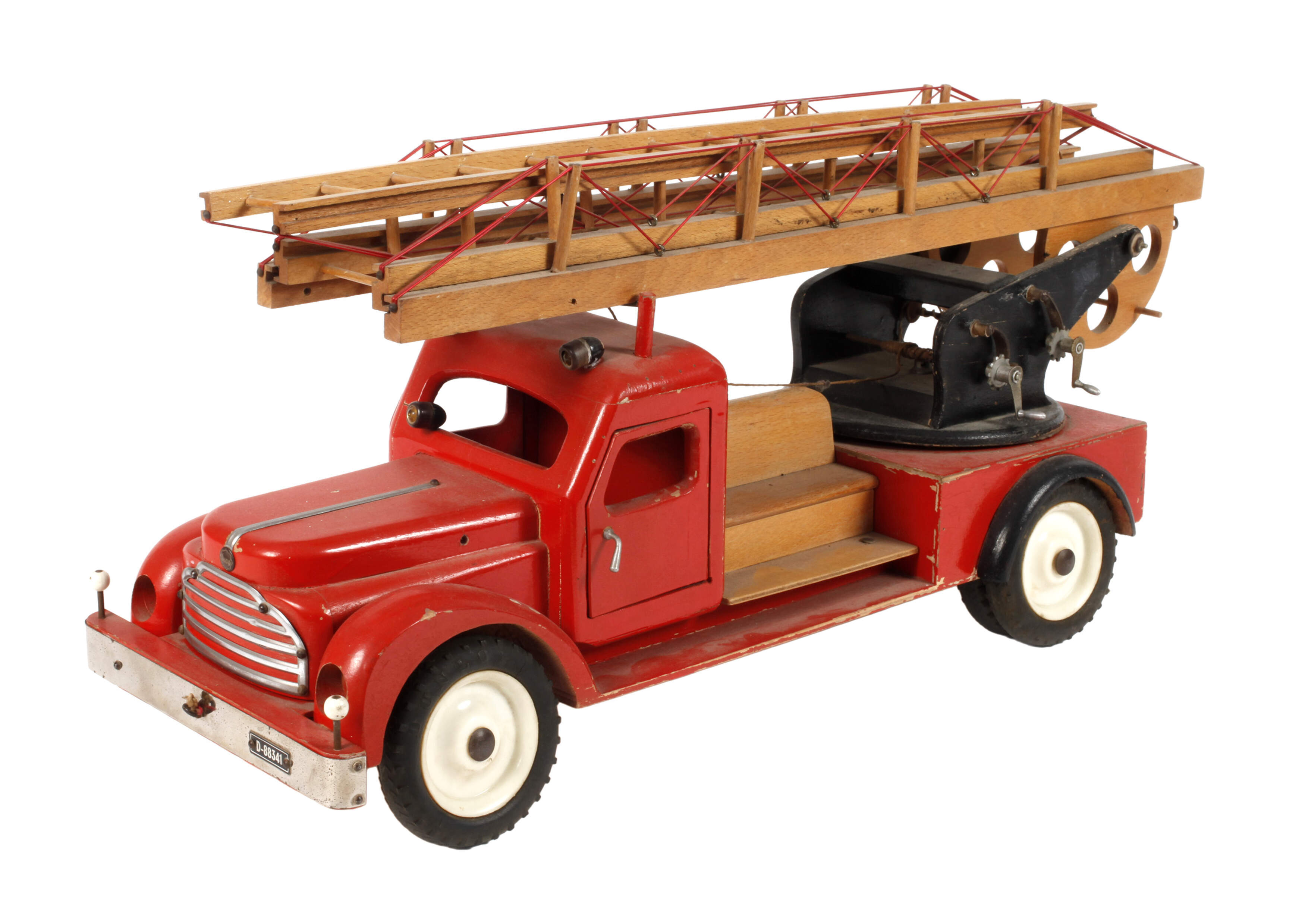 Hedo großer Feuerwehr-Leiterwagen