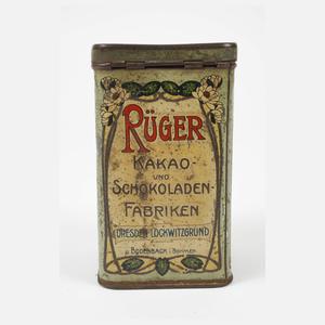 Spardose "Rüger Kakao- und Schokoladen-Fabriken"