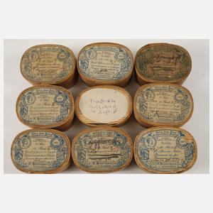 Großes Konvolut Zinnsoldaten in Spanschachteln