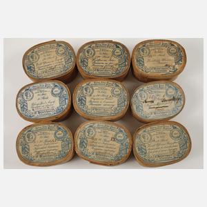 Großes Konvolut Zinnsoldaten in Spanschachteln