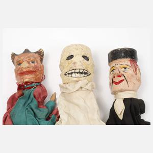 Konvolut Handpuppen für das Kasperletheater