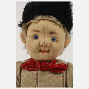 Frühe Steiff Filzpuppe in Trachtenkleidung