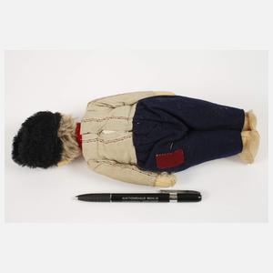 Frühe Steiff Filzpuppe in Trachtenkleidung