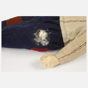 Frühe Steiff Filzpuppe in Trachtenkleidung