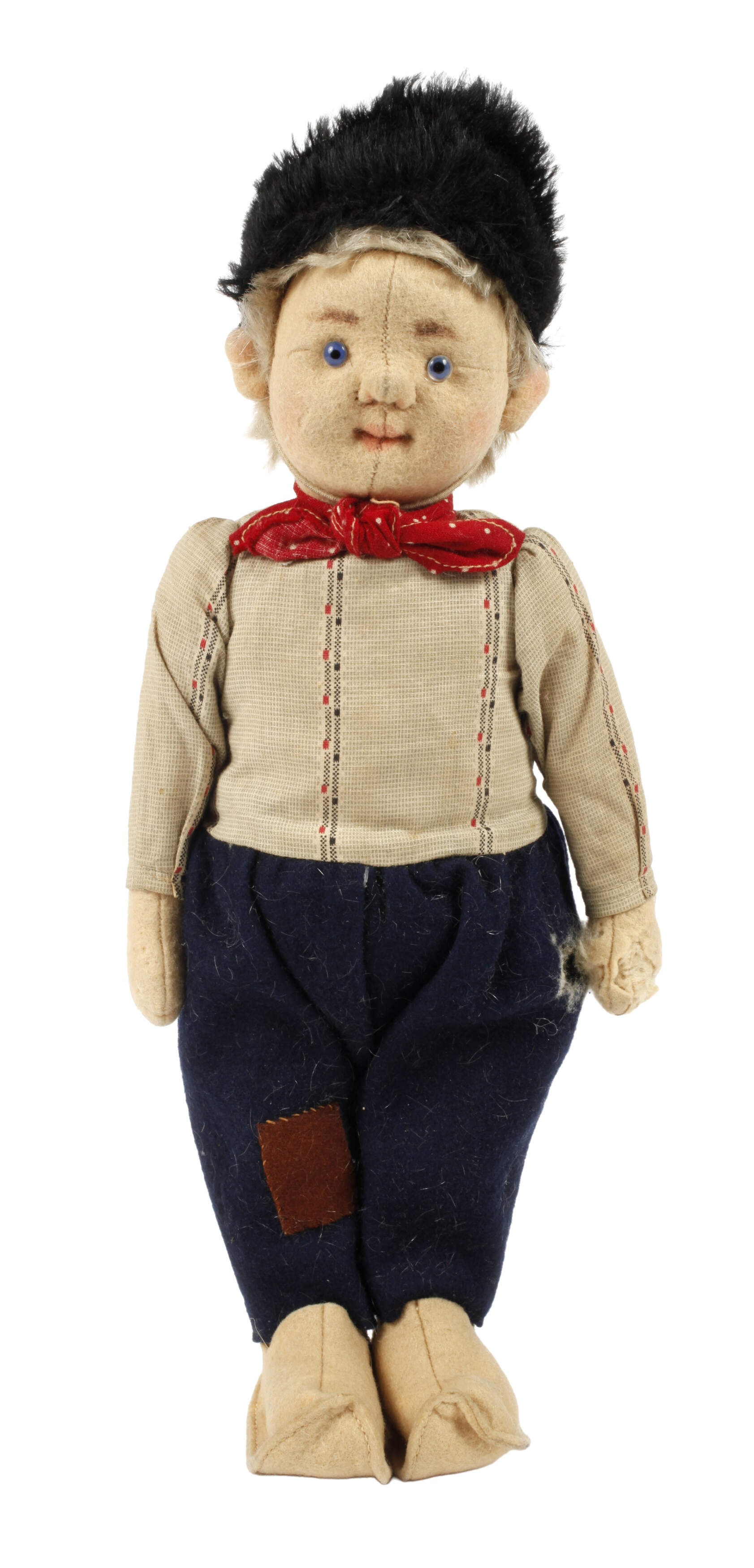 Frühe Steiff Filzpuppe in Trachtenkleidung