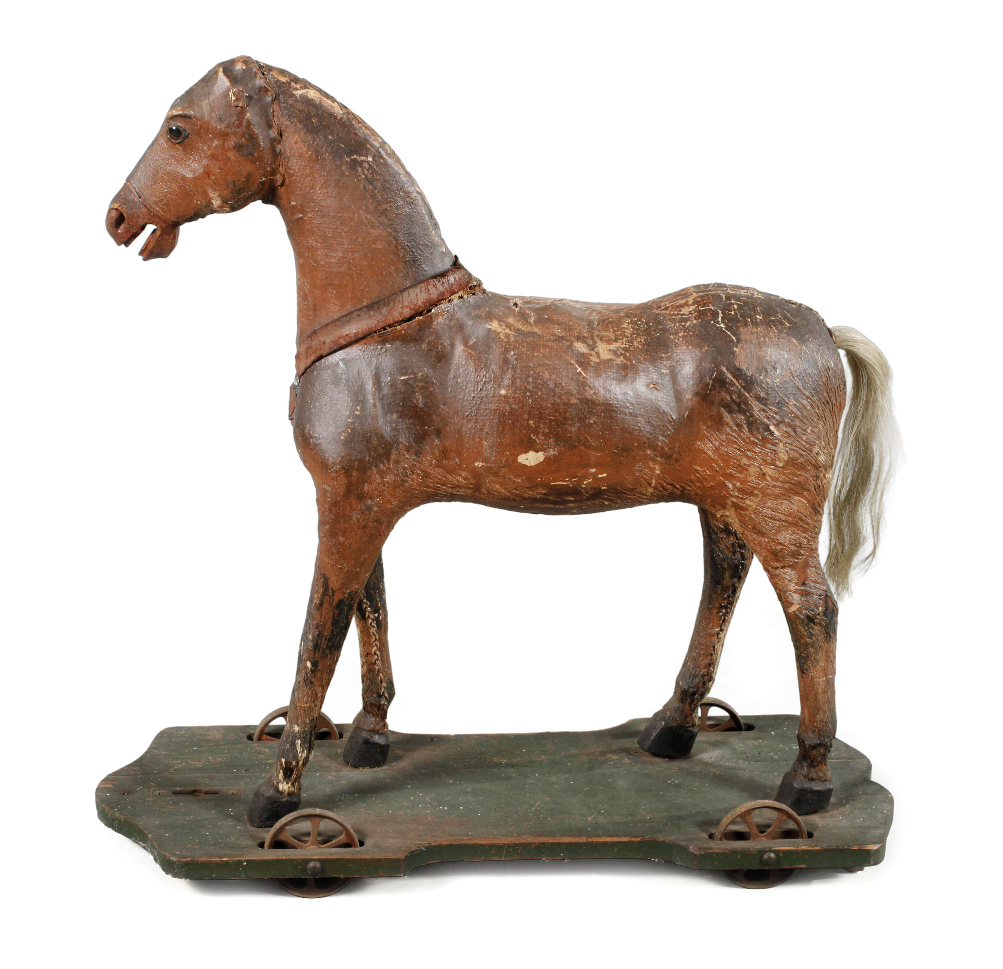 Pferd als Reittier auf Rädern